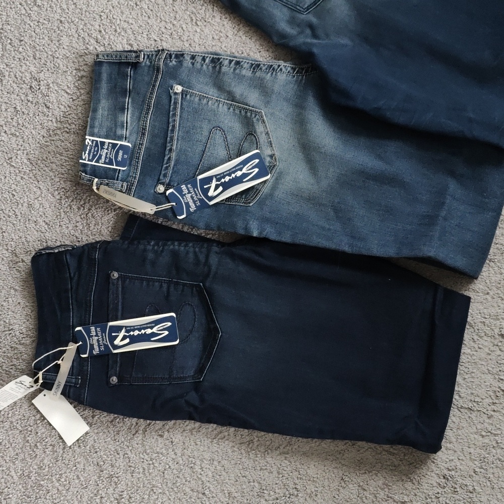 Seven7 Skinny Skin Fit Stretch Jeans Size 12 NEW - Picture 5 of 9